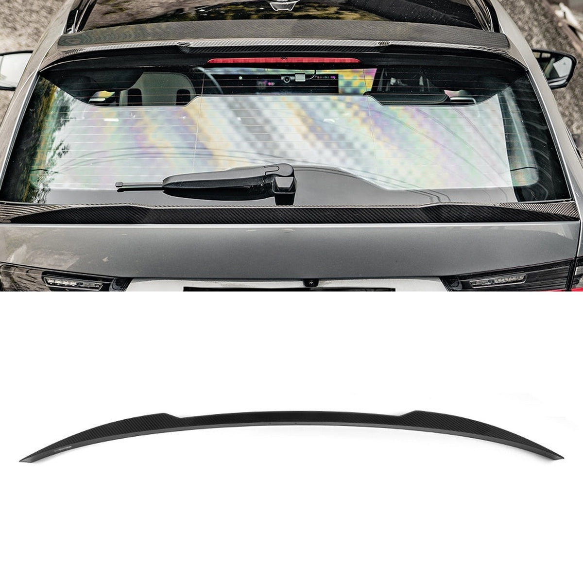 BMW M3 G81 Prepreg Carbon Fibre Rear Spoiler - gloss finish touring upgrade