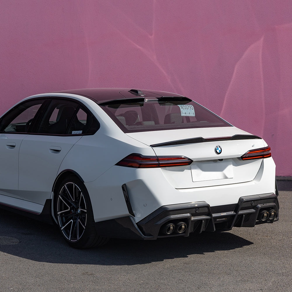 BMW M5 G90 Prepreg Carbon Fibre Roof Spoiler - lightweight OEM+ aerodynamic upgrade