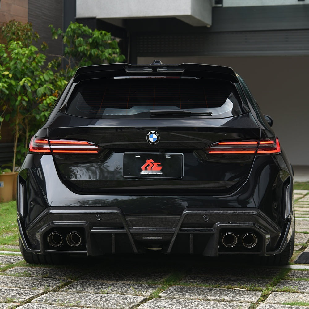BMW M5 G99 Prepreg Carbon Fibre Top Spoiler - aggressive roofline upgrade for M5 Touring