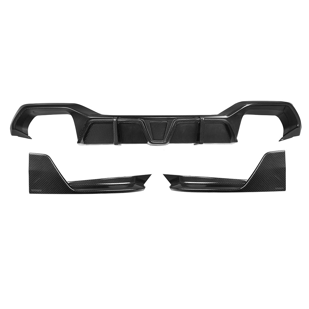 BMW X4 G02 Facelift Carbon Fibre Rear Diffuser - prepreg dry carbon aerodynamic upgrade
