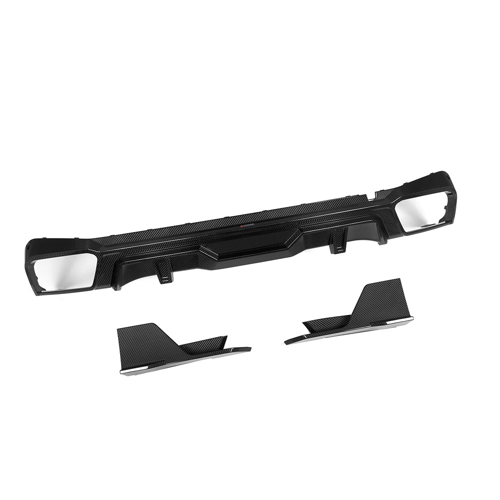 BMW X5 G05 Prepreg Carbon Fibre Rear Diffuser - gloss OEM fitment upgrade