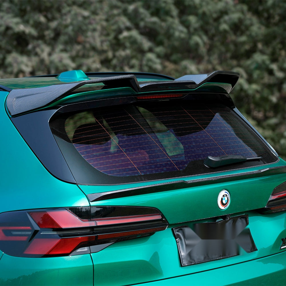 BMW X5M F95 Carbon Fibre Top Spoiler - prepreg gloss roof spoiler upgrade