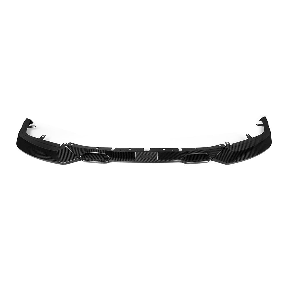 BMW M2 G87 Prepreg Carbon Fibre Front Lip - aggressive dual air inlet splitter upgrade