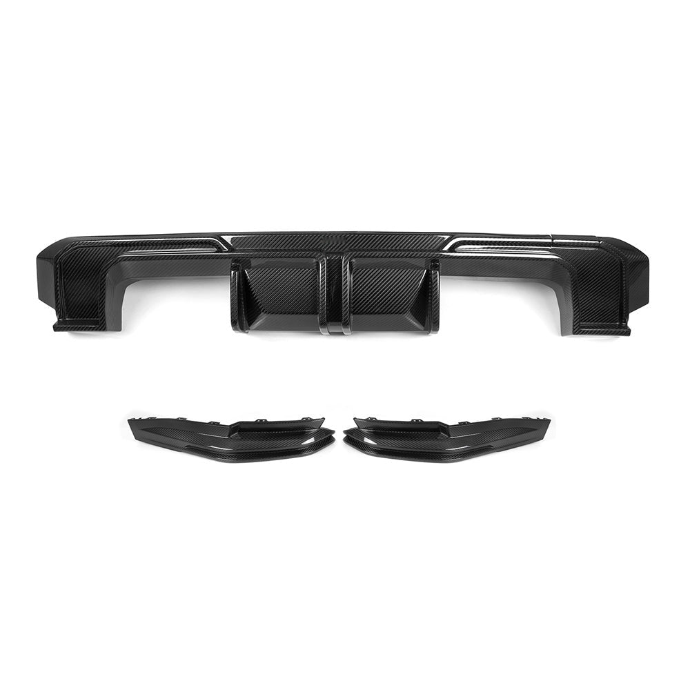 BMW M3 G80 G81 Prepreg Carbon Fibre Rear Diffuser - aggressive OEM-fit aero upgrade