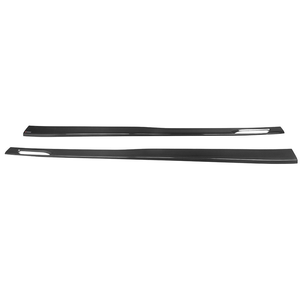 BMW M5 G90 Prepreg Carbon Fibre Side Skirts - OEM+ fitment sill extension upgrade