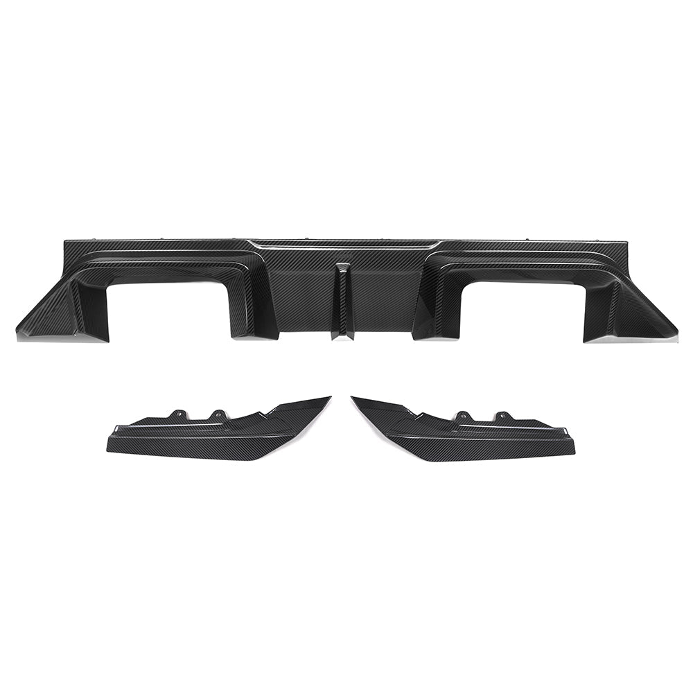 BMW M2 G87 Prepreg Carbon Fibre Rear Diffuser V2 - aggressive OEM-fit aero upgrade