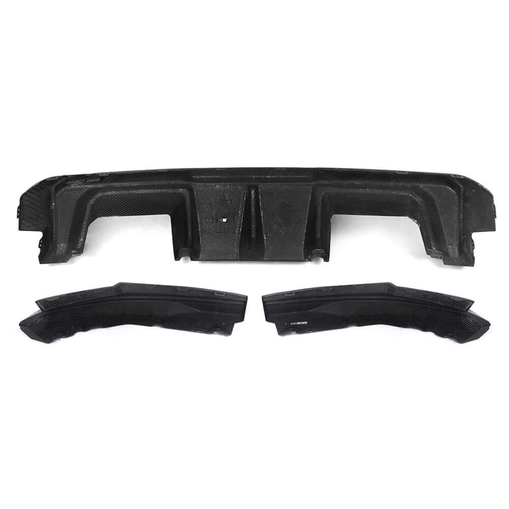 BMW M4 G82 G83 Prepreg Carbon Fibre Rear Diffuser - aggressive aerodynamic track upgrade