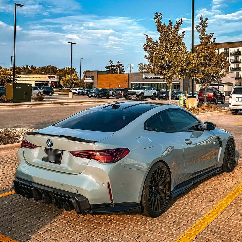 BMW M4 G82 G83 Prepreg Carbon Fibre Rear Diffuser - aggressive aerodynamic track upgrade