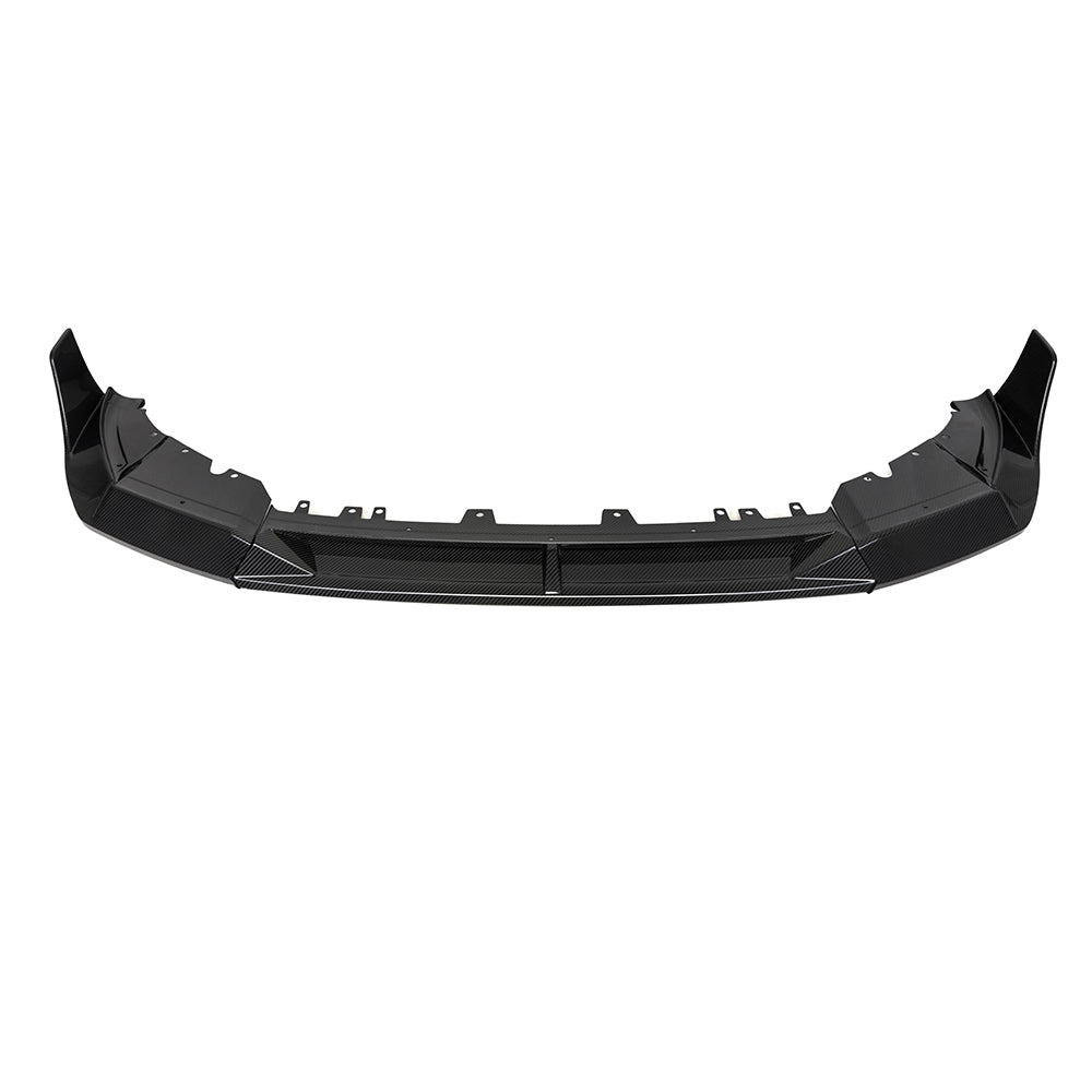BMW X3M F97 LCI Prepreg Carbon Fibre Front Lip with integrated side winglets