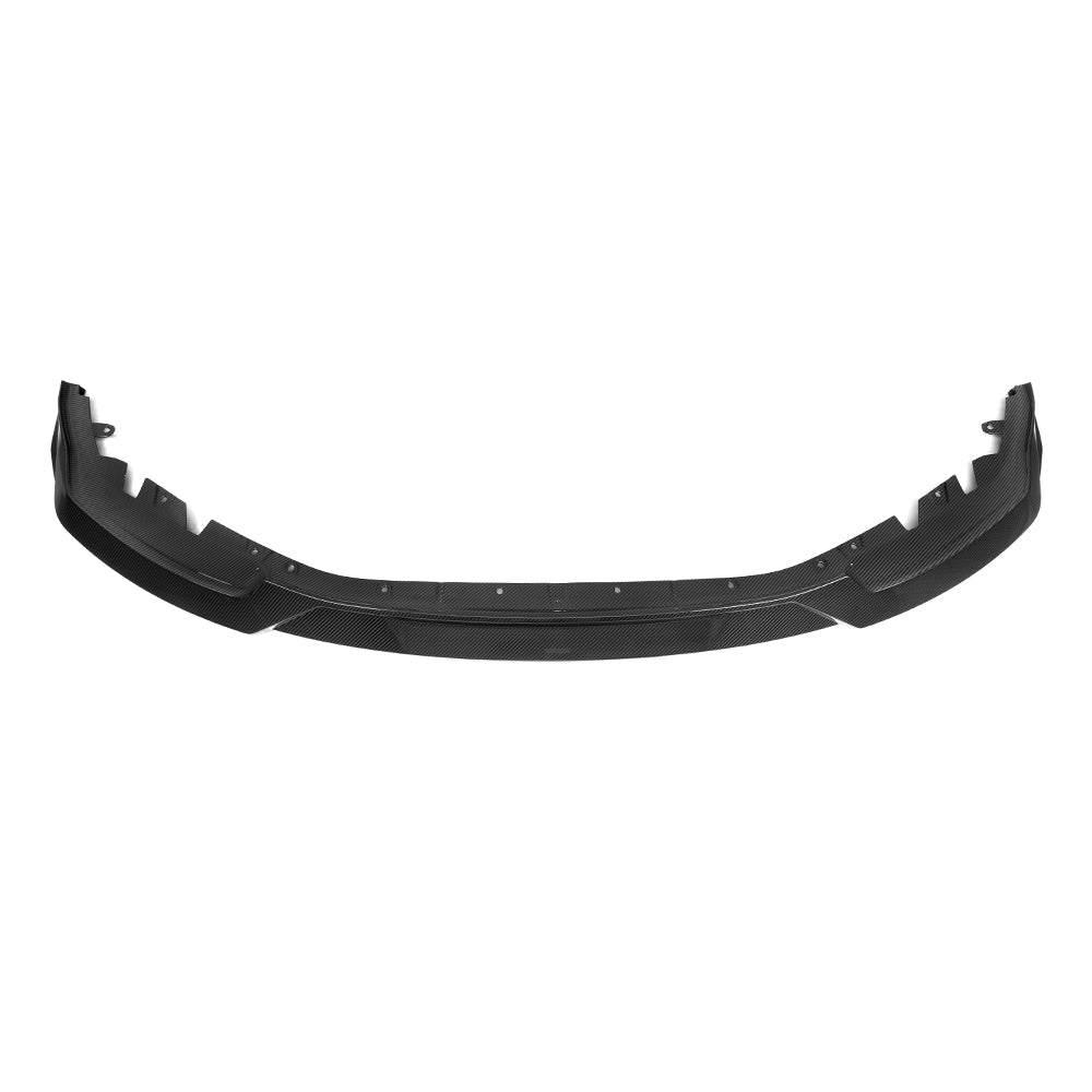 BMW M2 G87 Prepreg Carbon Fibre Front Lip - V3 one-piece splitter with OEM fitment